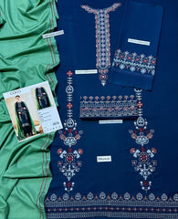 AYZEL 3 Pcs Winter Suit with Emb Shawl