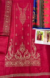 Majestic Grace – Dhanak Winter 2k25 3 Pcs Embroidered Suit with Luxury Shawl