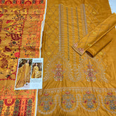 Noor-e-Sultan – Dhanak Winter 2k25 3 Pcs Embroidered Suit with Luxury Shawl