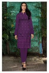 Elisara Bloom –Dhanak Winter 2k25 2 Pcs Embroidered Suit with Luxury Shawl