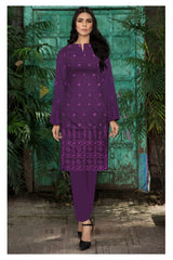 Elisara Bloom –Dhanak Winter 2k25 2 Pcs Embroidered Suit with Luxury Shawl