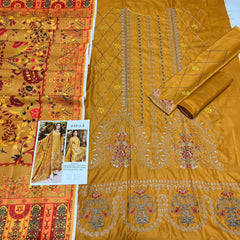 Noor-e-Sultan – Dhanak Winter 2k25 3 Pcs Embroidered Suit with Luxury Shawl